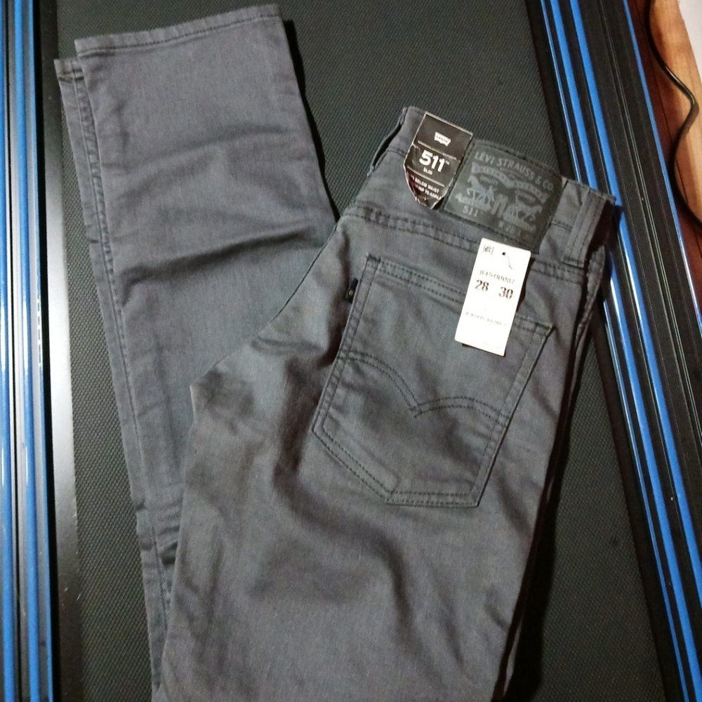 Levi's Men's 511 Slim Fit Line 8 Jeans After Dusk 28W x 30L 845110087